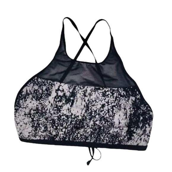 Nike High-Neck Mesh Cross-back Tie Bikini Top - Picture 2 of 9